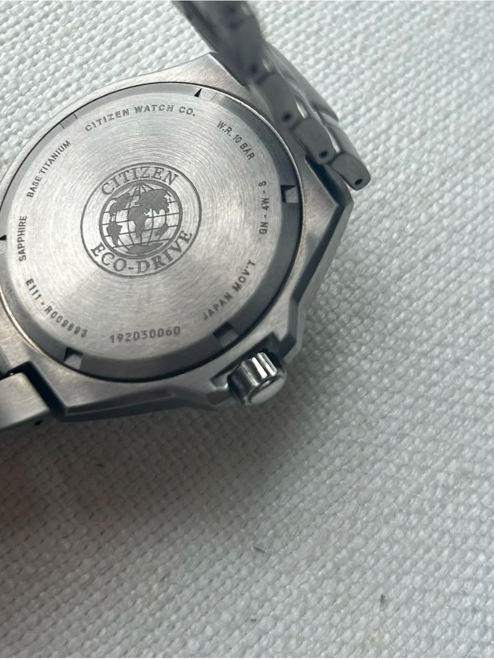 Citizen Paradigm Super Titanium Watch with Blue Dial & Stainless Bracelet